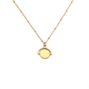 Golden Arc Necklace