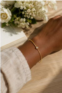 Golden Hoop Bracelet